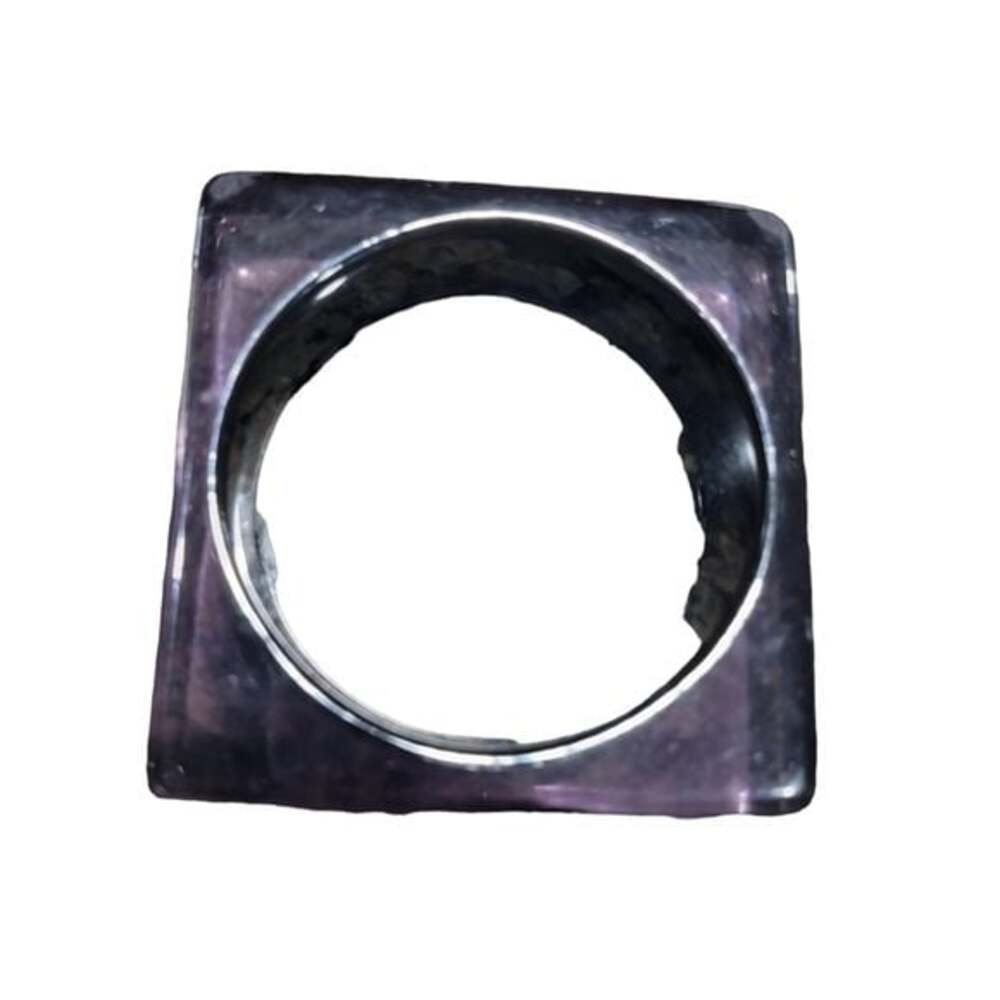 Purple acrylic Rectangle 80's Vintage Bracelets